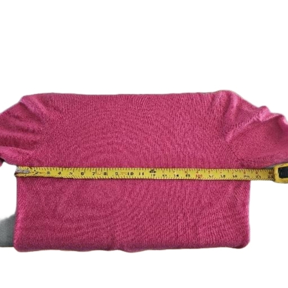 Cashmere Cowl-neck Sweater Beutler Swiss Design XL Pink - Picture 3 of 9